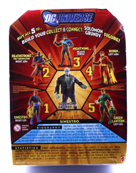 DC Universe Classics Actionfigur Sinestro mit Solomon Grundy Part von Mattel